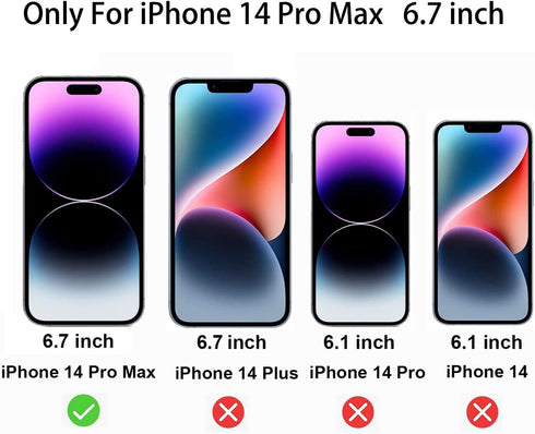 2 PCS Anti-Blue Tempered Glass Mirror Screen Protector for iPhone 14 Pro Max, 6.7 inch 9H Hardness Anti-scratch