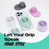 On The Grip Oval Magnetic Phone Grip MagSafe Compatible, Translucent Design, Slim and Lightweight, Grip and Stand