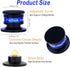 Preffair Audiophile Speaker Isolation Spikes, Aluminum Shockproof Turntable Stand Feet, Speaker Floor Protector Mat,