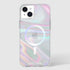 Case-Mate Soap Bubble Case for iPhone 15 Plus - 12ft Drop Protection, Compatible with MagSafe, Iridescent Swirl Effect