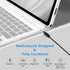 Keyboard Case for Samsung Galaxy Tab A9 Plus - Detachable Wireless Bluetooth Keyboard for 11 Inch 2023 Tablet - Gray