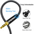 Yeung Qee 3.5mm to 2RCA Female Cable, 3ft Male to 2 RCA Female Jack Stereo Audio Y Adapter for iPod, Tablets, Speaker