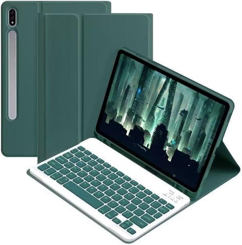 Samsung Galaxy Tab S6 Lite 10.4 inch 2024/2022/2020 Keyboard Case, Slim Protective Cover with Detachable Bluetooth