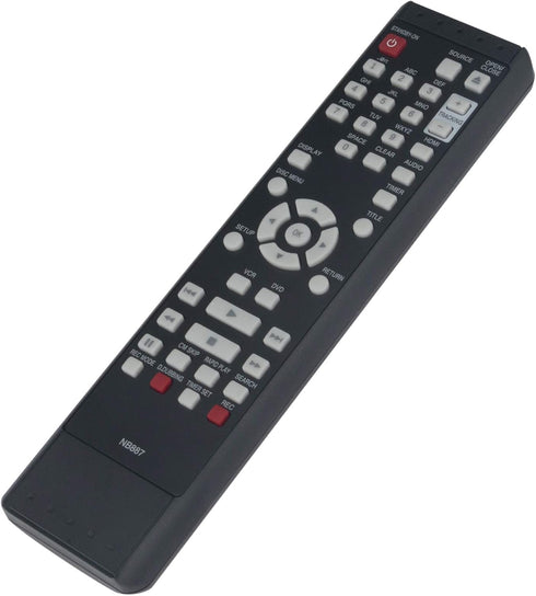 NB887UD NB887 Replacement IR Remote for Magnavox Digital Video Disc Recorder & Video Cassette Recorder Models ZV427MG9,