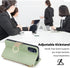 Asuwish Wallet Phone Case for Motorola Moto G 5G 2022 - Green, with Screen Protector, Mirror Flip, Card Holder & Strap.
