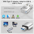 Mouse Jiggler Undetectable Metal USB Mouse Mover, Automatic Mini Mouse Shaker with 2 Jiggle Modes, Driver-Free