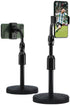 Adjustable Height Cell Phone Holder, 270° Flexible Stand for Desk, Compatible with All Mobile Phones, Black
