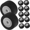 6Pcs Tape Roller Pinch Roller Replacement for Cassette Player Tape Deck Pulley