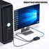 XYKJOBC 60M Cat5e Cat6 1080P HDMI KVM Extender Over HDMI USB KVM Extender Transmit with Loop Out Support USB Keyboard