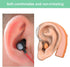 Hpmjz 36 Pairs Ear Bud Rubber Tips Silicone Earbud Replacement Tips Ear Tip for in-Ear Headphones with Excellent Noise