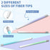 4PCS Stylus Pens for Touch Screens, Precision Double Fiber Tips, Compatible with Apple iPad/iPhone/Android/Tablets