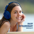 Bluetooth Headphones Over Ear, 68H Playtime, 6 EQ Wireless Headset with Microphone, HiFi Stereo, Deep Bass