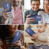 for Samsung A53 5G Case, Galaxy A53 5G Case with Screen Protector, Full Body Protection Durable Rubber Cover (Blue)