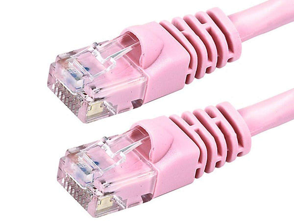 Monoprice 135535 Cat6 Ethernet Patch Cable - 7 Feet - Pink, Snagless