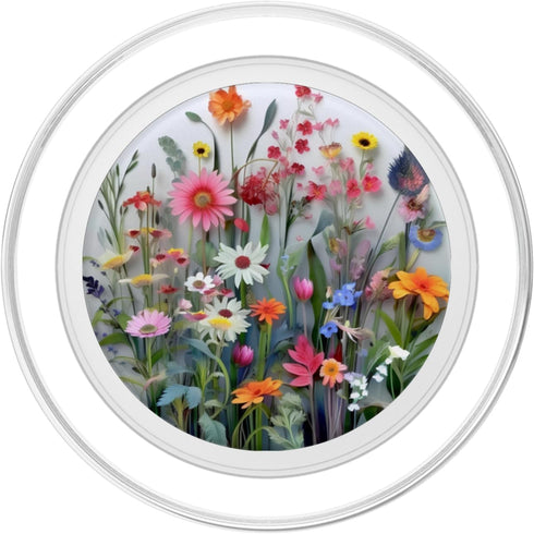 Flower Bouquet Floral Pattern PopSockets PopGrip for MagSafe