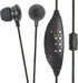 ECS WordSmith USB Transcription Headset, 7-Foot Cord, In-Ear Ear Bud with Silicone Tips, Medical & Legal Dictation