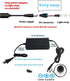 MTYTOT 12V 8A 96W 100V-240V 12 5.5mm x2.5mm/2.1mm DC Power Supply Adapter, AC to DC Volt Transformer, AC/DC Converter