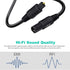 6ft, Soundbar/TV/PS4/Xbox/Home Optical Cable Extension, Female-to-Male, Fiber Digital Audio Cable for Theater