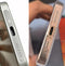 Earpiece Speaker Mesh Anti Dust Proof Adhesive Cover for iPhone 15 Pro / 15 Pro Max - 4pcs/Titanium
