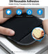 Afterplug 1 2, Stick-On Mouse Holder for Laptop, Adhesive Storage Pouch Compatible with Logitech Anywhere, Pebble