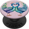 Cute Valentine's Day PopSockets Standard PopGrip, Peacocks Lovers Couple Peafowls Kissing
