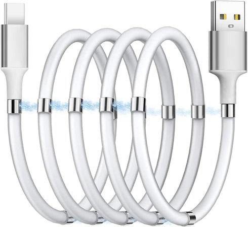 Magnetic Charging Cable, 3FT Super Organized Nano Data Cable for Galaxy S21/S20 Ultra/S10/S9/Note 20/10/9/8, LG V30,