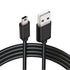 Mini USB to Mini B Data Cable for Ultimate Data Sync & Charging Quality Compatible with PS3, Dash Cam, Digital Cameras,