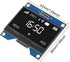 JUZITAO 2PCS 1.54 Inch 12864 128x64 SSD1309 OLED Module White Driver IIC Serial Display Board Module for Raspberry