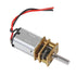 4pcs N20 3V-6V Mini Micro Gear Motor DC Slow Speed Full Metal Gearbox Micro Motor for RC Car, Robot Model, DIY Engine