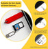 CITYWAY 6 Pcs SIM Card Removal Tool- Sim Card Tray Pin Eject Removal Tool Needle Opener Ejector, Suitable for All