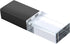SHARE SUNSHINE Flash Drive 64GB Crystal Transparent Rectangle Genuine Glass LED Light Waterproof USB