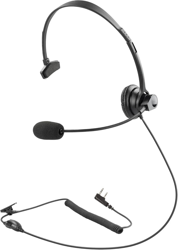 Arrowmax AHDH1000-K2 Over-The-Head Headphone Compatible with BaoFeng BTECH UV-5R and Kenwood 2-PIN Radios