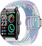 Bands Compatible with Fitpolo IDW13 Bands Nylon Strap Breathable Adjustable Stretchy Loop Wristband Intended for Fitpolo IDW13 Smartwatch 1.8’’