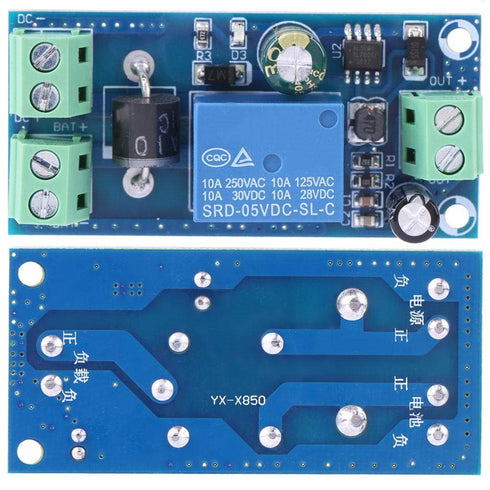 Power Supply Controller, 5V~48V 10A DC Power Supply/Battery Automatic Switch Module Emergency Controller