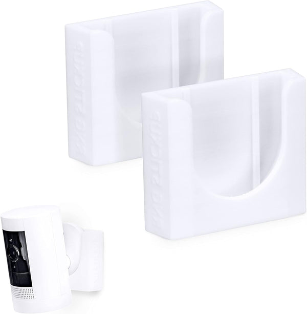 Adhesive Wall Mount for Stick Up Cam (2 Pack), No Hassle Bracket Holder for Battery, Wired & Solar Versions