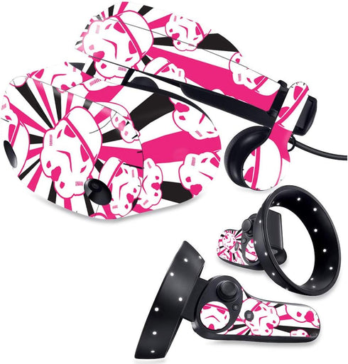 MightySkins Skin - Pink Trooper Storm for Samsung Odyssey Plus VR | Durable Vinyl Decal Wrap Cover | Made in The USA