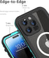 Design Waterproof Case for iPhone 14 Pro, Phone Case with Screen Protector, 6.1'', Turquoise