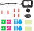 Accessories Kit for 11 10 9, Kuptone Silicone Sleeve Protective Case with Rubber Cap + 6Pcs Tempered Glass Screen
