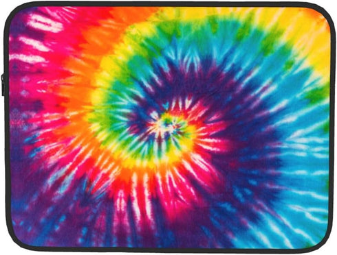Tie Dye Waterproof Laptop Sleeve Case for Men Women 13 inch, Suitable for Most iPads and Laptops