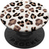 PopSockets Standard PopGrip, Rose Cheetah Print Cute Leopard Pattern Gift for Jaguar Lovers