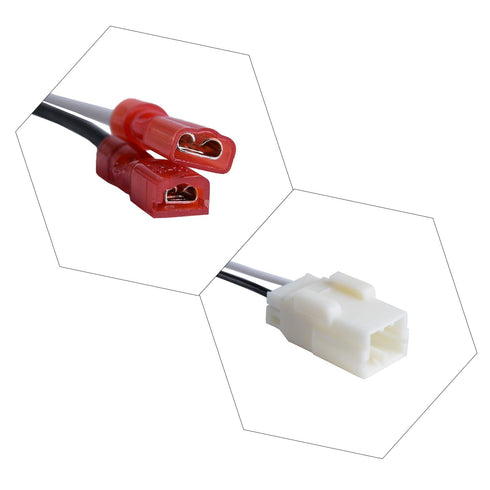 72-6514 Wire Cable Wiring Harness for Chrysler Dodge Vehicles Speakers Adapter Connector Adaptor Plug (2 X Pairs, 4