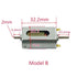 GJWBAKS 1pc FK-180PH 6V-12V 180 Motor High Speed Electric Motor Single/Dual Shaft Axis with Cooling Hole Toy HO Slot