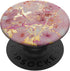 Cute Pink Purple-Gold Natural-Marble Background PopSockets Standard Grip