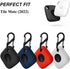 4PCS Case for Tile Mate Tracker 2022, Soft Silicone Skin Cover Shock-Absorbing Protective Case with Carabiner Accessories (4PCS Black)