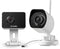 Zmodo Cameras for Home Security (Indoor & Outdoor Camera Bundle), 1080p HD, Wireless WiFi, Motion Detection, Night