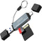 Cyberguys! Cyberguys USB 3.0 SD Card Reader, Dual USB-C & USB-A Connector, 5Gbps