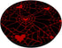 Valentine's Day Heart Spiderweb Gothic Print Black Red Goth PopSockets Swappable PopGrip