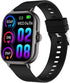 Smart Watch for Women Men, 2.01" Fitness Tracker with Heart Rate Monitor, IP67 Waterproof, Black for Android iOS Phones
