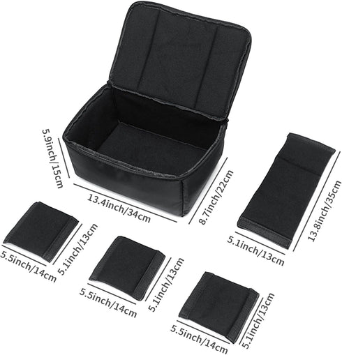Camera Insert Bag Camera Case, Water Resistant Camera Bag Insert Portable Inner Bag, Shockproof DSLR SLR Camera Padded Storage Bag, Camera Case Insert, Inner Case Bag Camera Bag (Black)