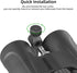 Binocular Tripod Adapter, Binocular Mount 1/4 Inch Threading Mount Aluminum (s1)